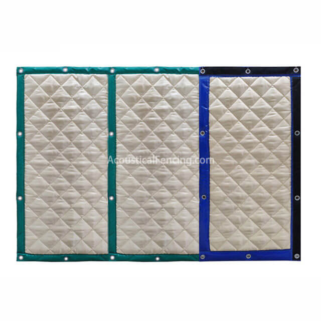 Temporary Outdoor Fencing Suppliers Soundproof Exterior Fence Hanging on Mesh Fence