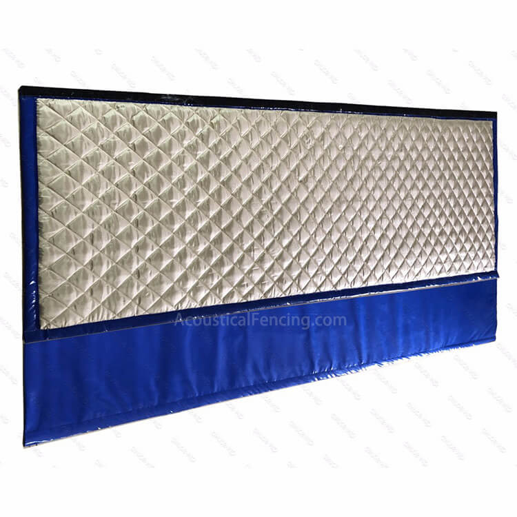 Sound Dampening Fence Various Sound Deadening Fence Designs Blue Green Black