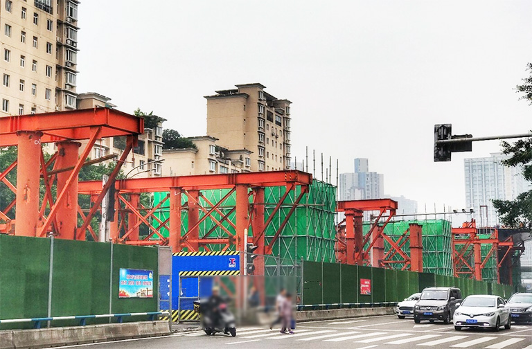 a bridge construction site that need sound proof enclosures