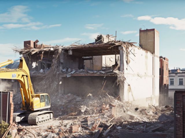 a demolition project that need construction temporary fence